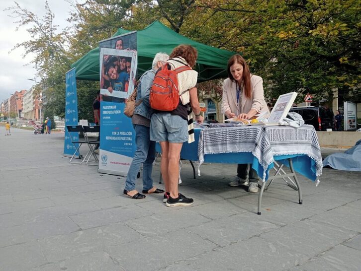 Participación de UNRWA Euskadi en el Festival Arroces del Mundo Leioa.