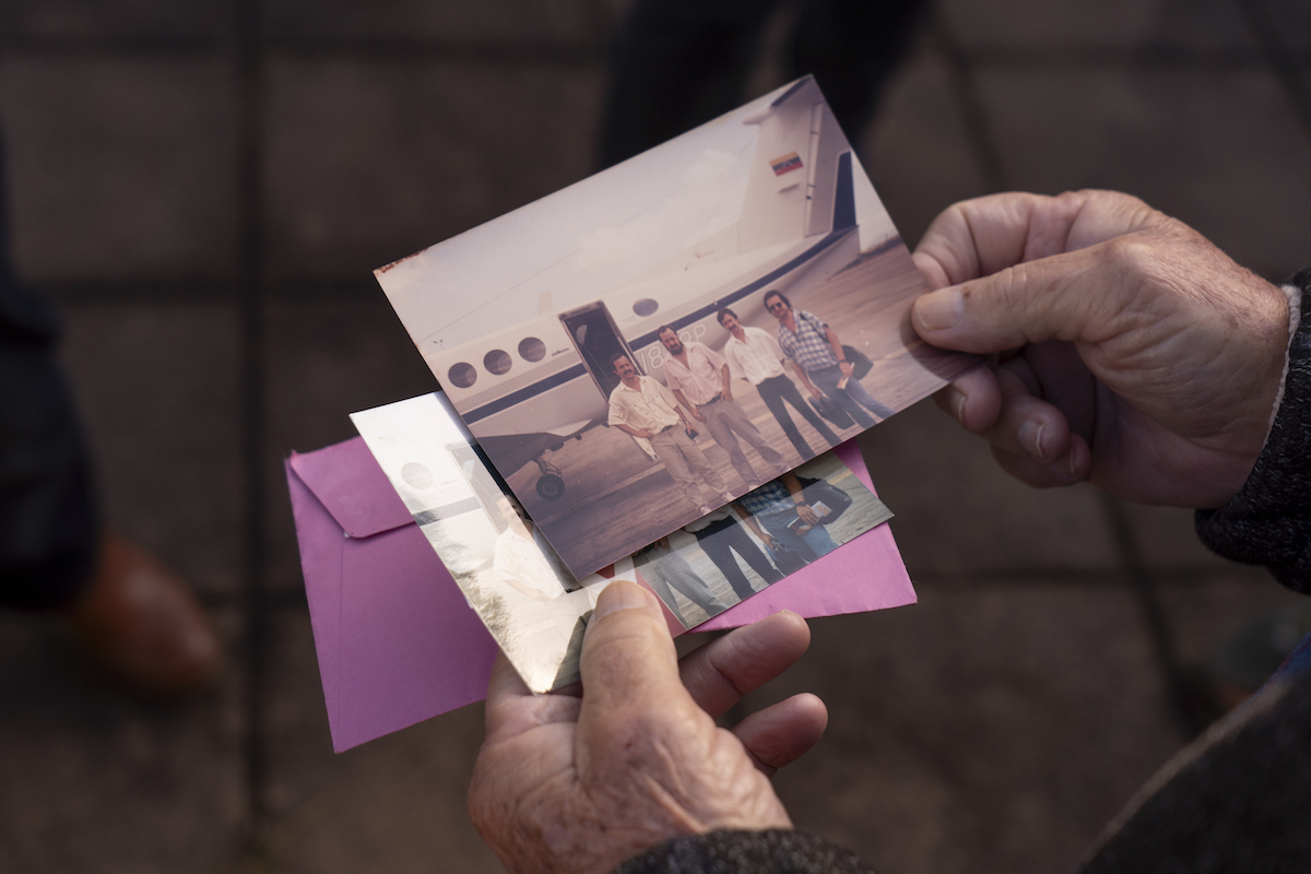 Fotografía de los deportados a punto de partir a Venezuela. (Iñigo URIZ | FOKU)