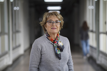 Ana Maria Zubiaga Elordieta, UPV/EHUko Leioako campusean.