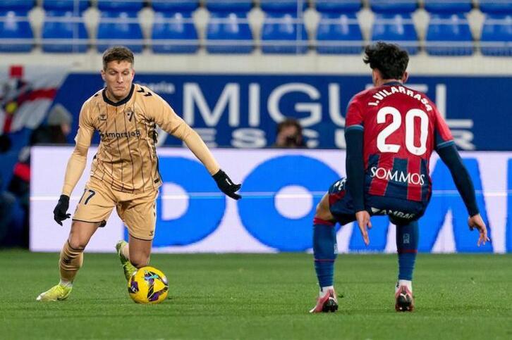 Corpas, que había asistido el gol, ha fallado un penalti en la última acción del partido.