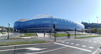 Imagen del estadio de Anoeta en Donostia.