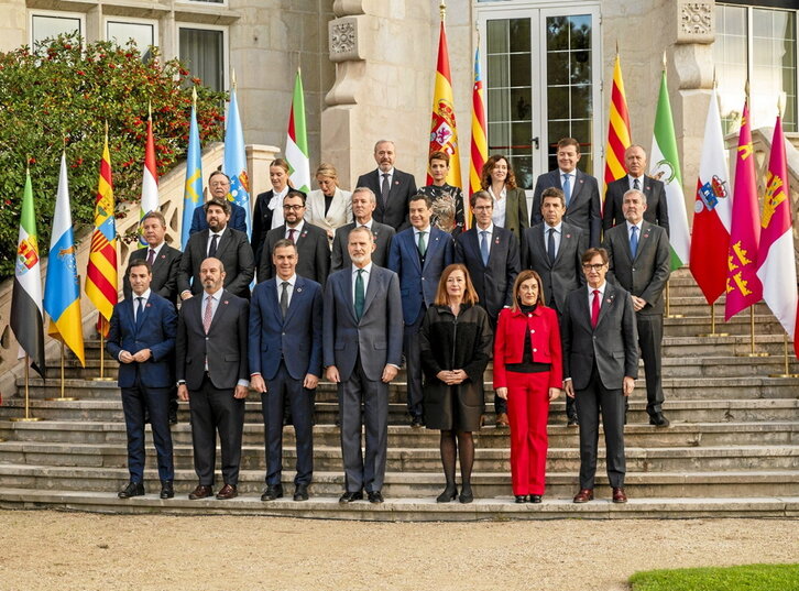 Autonomia erkidegoetako Presidenteen Konferentzia, atzo, Santanderren.