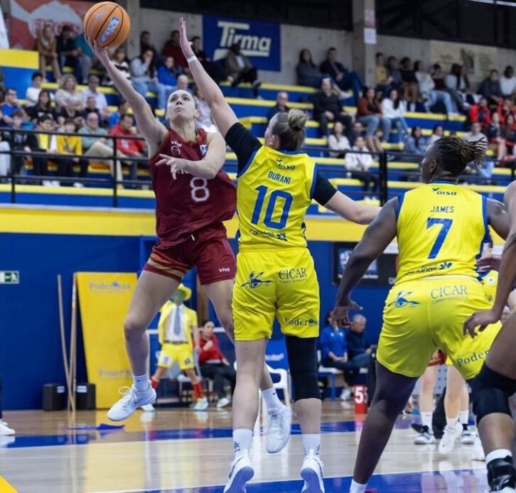 Irati Etxarri, una de las cinco jugadoras de Lointek Gernika Bizkaia en superar la decena de puntos.