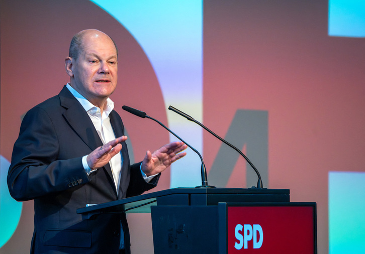 El canciller alemán, Olaf Scholz. 