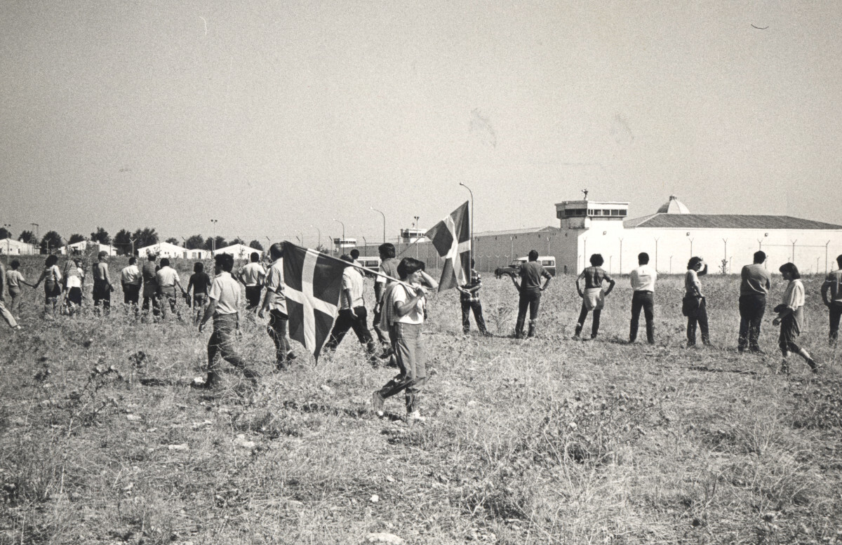 Primera marcha a Herrera de la Mancha, 1984 (Roberto ZARRABEITIA | EGIN)