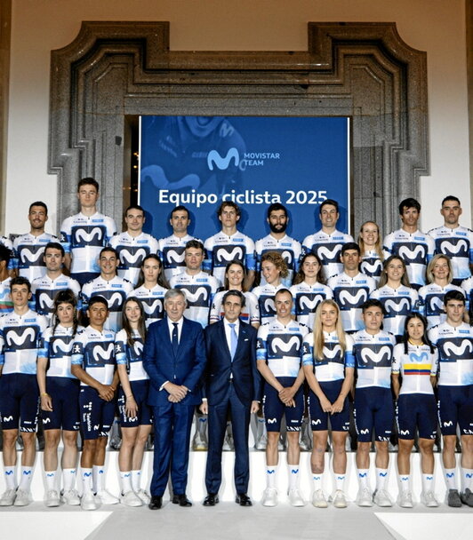 Presentación de Movistar Team.