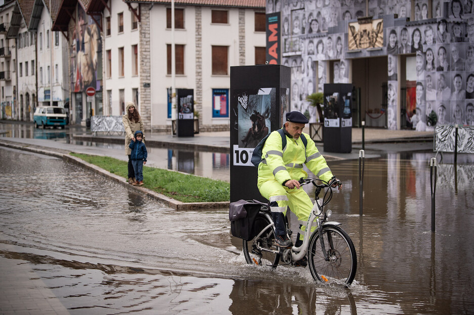 Le 17 octobre, Bayonne était les pieds dans l'eau. 