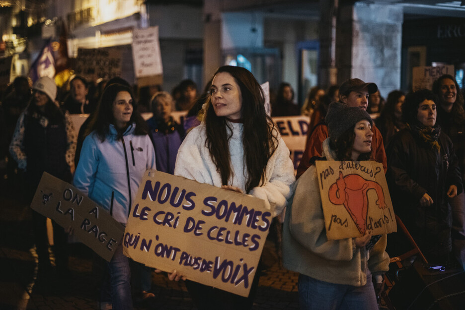 À l’occasion de la Journée internationale pour l’élimination de la violence faite aux femmes et aux minorités de genre, plus de 300 personnes se sont réunies le 25 novembre à Bayonne.