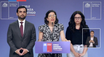 Portavoces del Ejecutivo chileno, al dar cuenta de la esperada decisión.