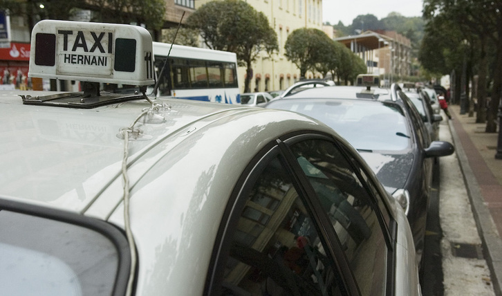 Hernani es uno de los municipios cuyos taxis podrán trabajar en Donostia.