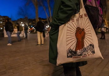 Acto de Eragin en 2021 contra la precariedad juvenil.