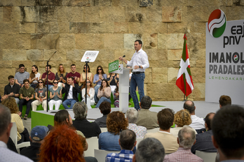 Acto electoral del PNV.