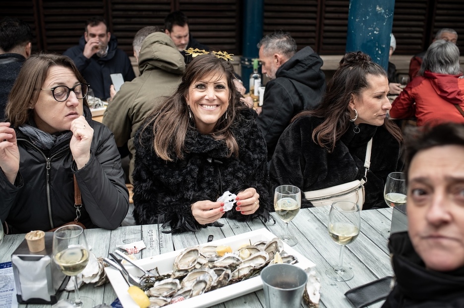 Le réveillon à Bayonne.