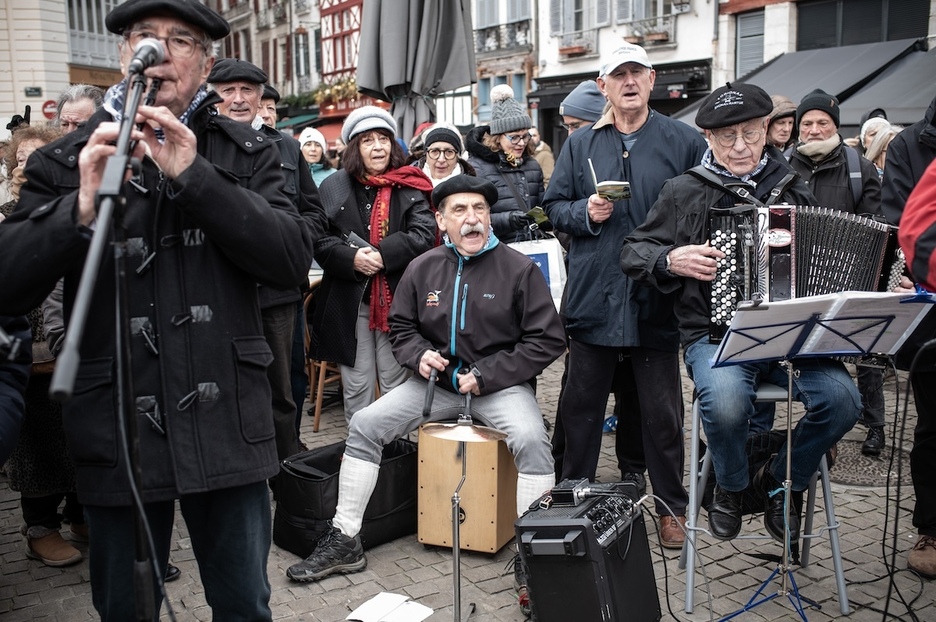 Le réveillon à Bayonne.