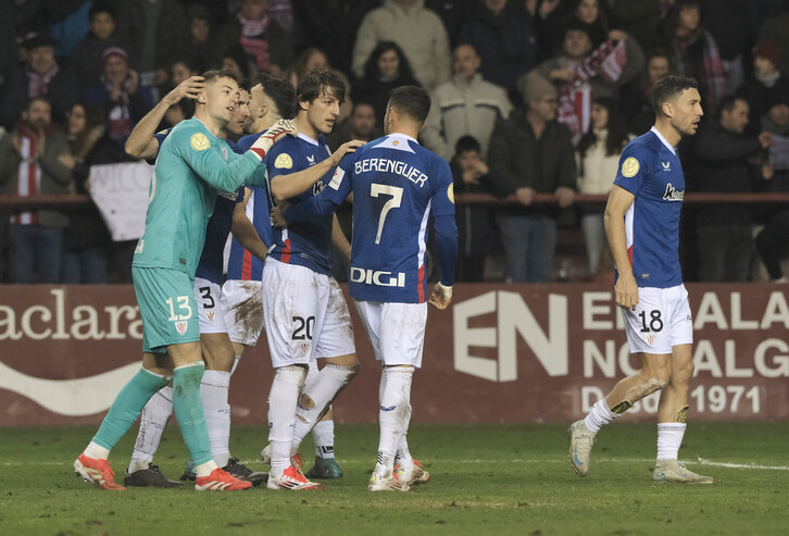 Los rojiblancos han sufrido hasta el último suspiro para sellar su pase. 