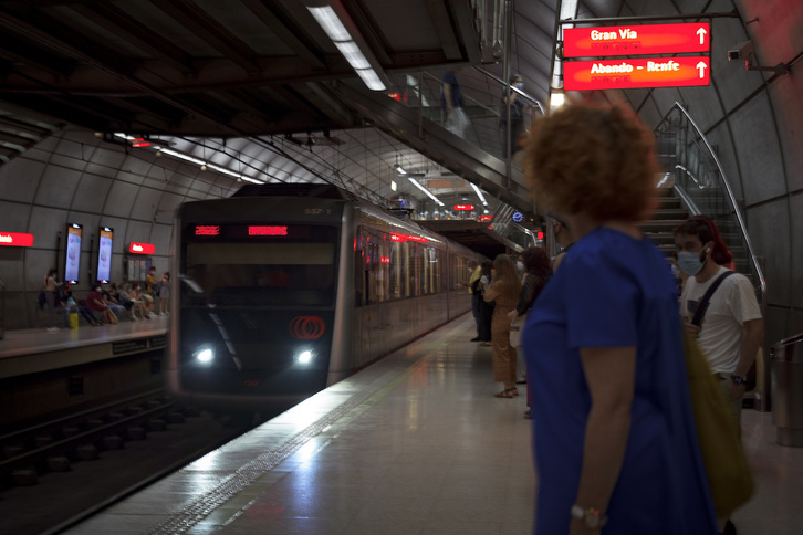 Los menores de 12 años podrán viajar gratis en Metro Bilbao a partir de febrero.