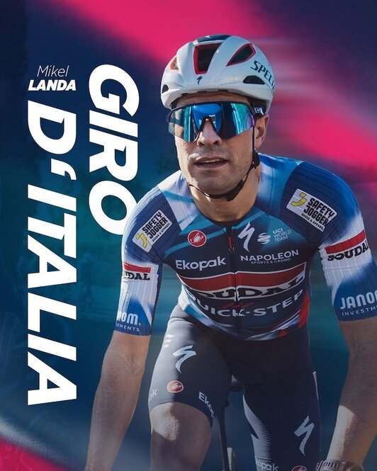 Mikel Landa será el jefe de filas de su equipo en el Giro de este año 2025.