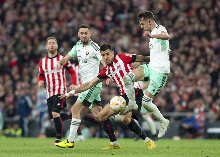 Athletic y Osasuna se vieron las caras hace casi dos años, con los rojillos alcanzando la final copera.