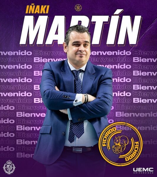 El donostiarra Iñaki Martín comienza su segunda etapa como entrenador jefe en Valladolid.