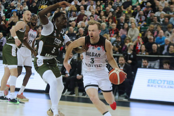 Harald Frey, uno de los dos «damnificados» del último partido europeo de Bilbao Basket.