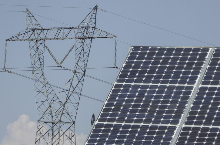 Imagen de archivo de una planta fotovoltaica.