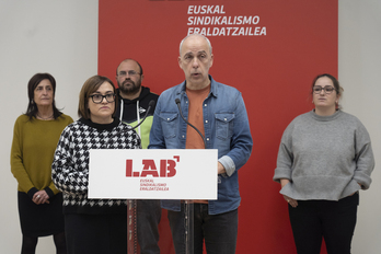 Representantes de LAB han valorado el desarrollo de la Mesa de Salud de la CAV.