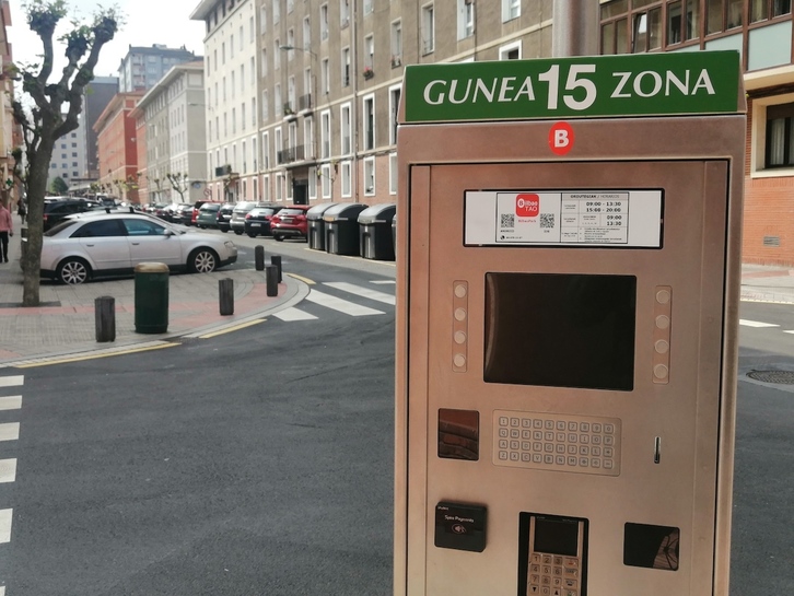 Maqueta de la OTA en una calle del barrio de San Inazio.