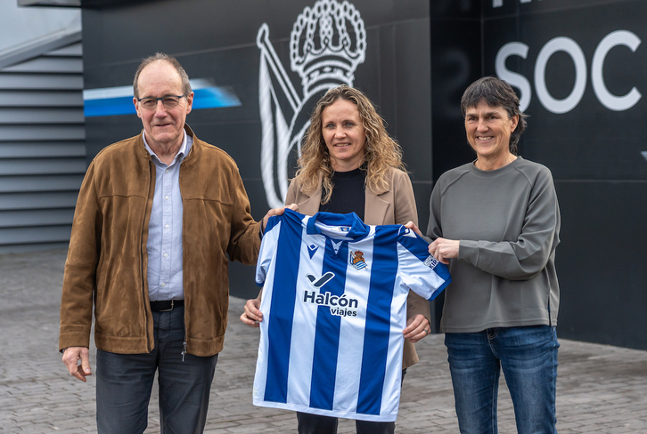 Joseba Ibarburu, Maider Castillo eta Garbiñe Etxeberria.