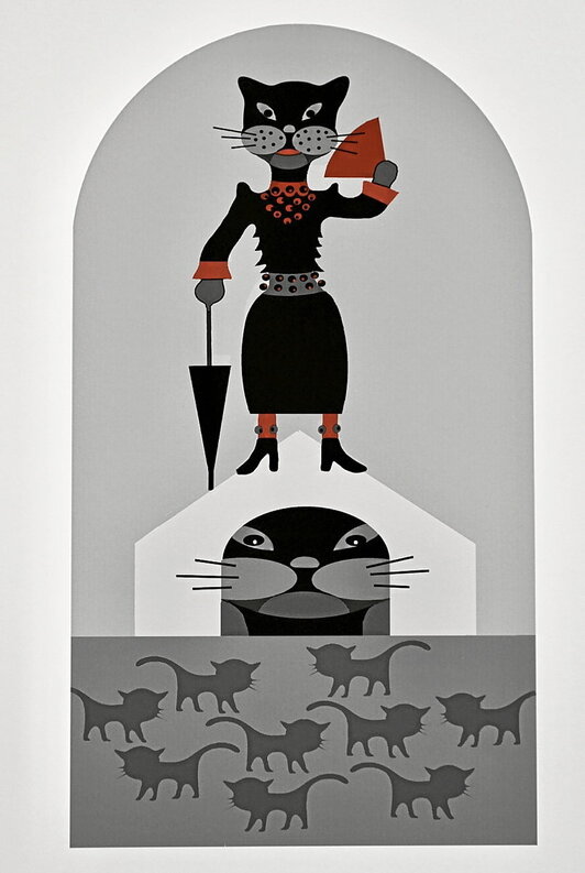 «Alegiak», las alegorías de Félix María de Samaniego, ilustradas por Daniel Tamayo, se exponen en el Museo de Bellas Artes de Bilbo.