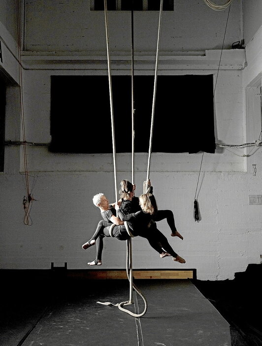 Una de las piezas fotográficas de «Urdir la memoria», de Elssie Ansareo, la exposición que se puede visitar en la galería bilbaina Espacio Marzana hasta mediados de abril.