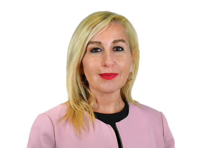 María Tato, cuando era vicesecretaria en la directiva de Elizegi.