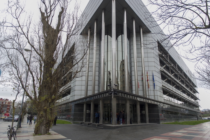 Imagen de archivo del Palacio de Justicia de Gasteiz.