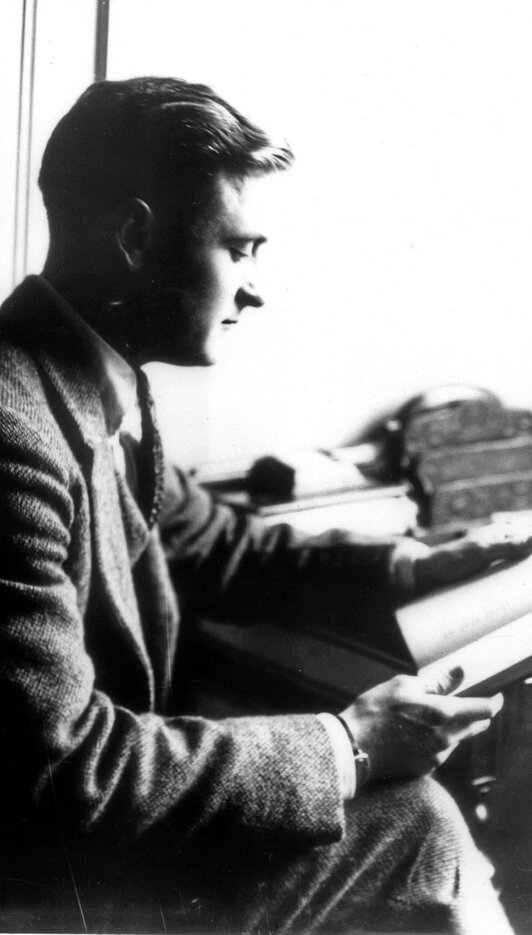 F. Scott Fitzgerald, autor de «El gran Gatsby».