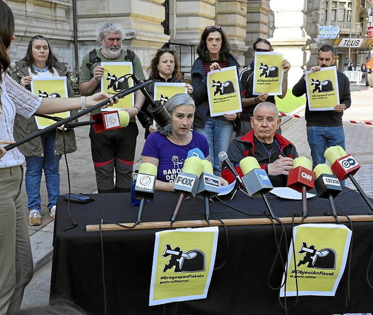 Movilización de ayer en Bilbo.