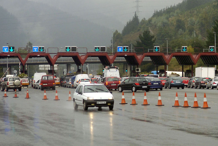 Imagen de archivo del peaje de Laudio de la AP-68.