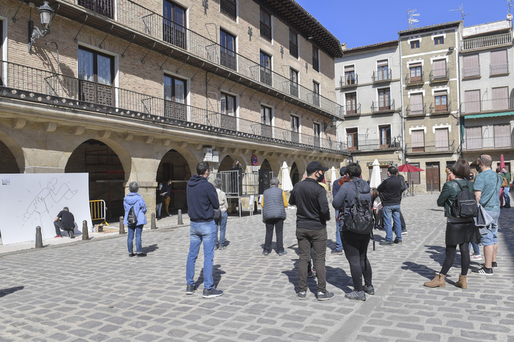 Fachada del Ayuntamiento de Gares.