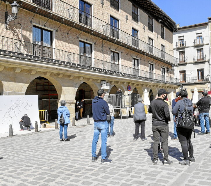 Imagen de archivo de la fachada del Ayuntamiento de Gares.