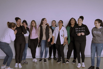 Lara Izagirrenk zuzendutako 'Empoderío' filmeko protagonistak