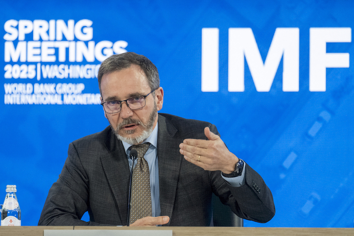El economista jefe del FMI, Pierre-Olivier Gourinchas, ha dado a conocer el contenido del inform