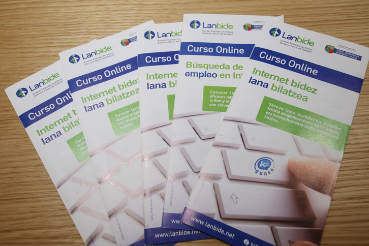 En Lanbide hay registradas 90.100 personas paradas.