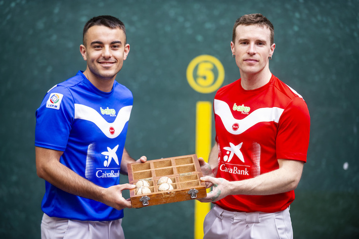 Larrazabal eta Artola, biak ere materialarekin gustura.