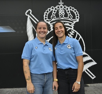 Nerea Eizagirre eta Lucia Rodriguez Zubietan.