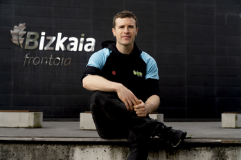 Iñaki Artola, Bilboko Bizkaia pilotalekuan.