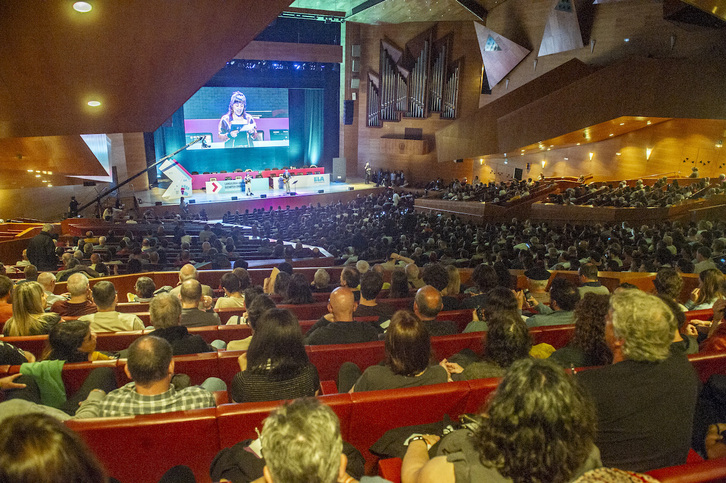 Bilboko Euskalduna Jauregian ospatu du ELAk bere XVI. kongrsua.