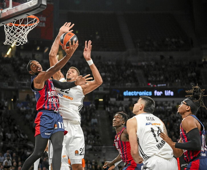 Trent Forrest parece «condenado» a sumar muchos minutos en las eliminatorias ante el Real Madrid, pero el base ha demostrado que, en su mejor versión, es capaz de dirigir a su equipo y desequilibrar al conjunto rival, sea el que sea.