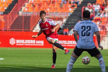 Ander Gorostidi, Tarragonako Nastic-ekin partida batean.