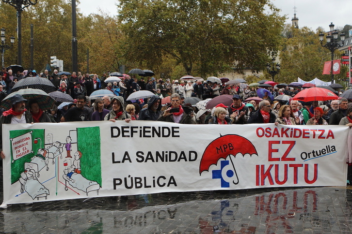 Las movilizaciones en defensa de la sanidad pública han sido numerosas en los últimos años.