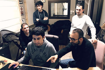 Ozen estudioan grabatu dute EP berria Biderbost taldekoek Jurgi Taboadarekin.