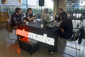 Una emisión del programa Musikharia de NAIZ Irratia.