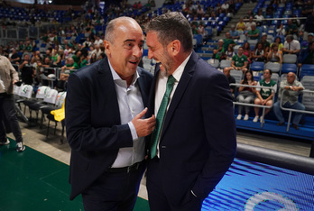 Txus Vidorreta eta Ibon Navarro 2023ko Kopako finalean aurrez aurre izan ziren.